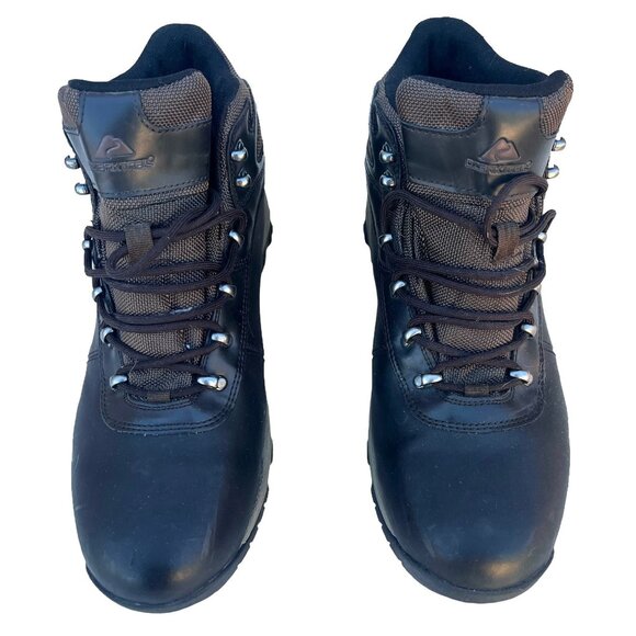 Ozark Trail Men's Size 11 Hiking Boots Recreation Black Leather & Manmade Upper - Picture 1 of 13